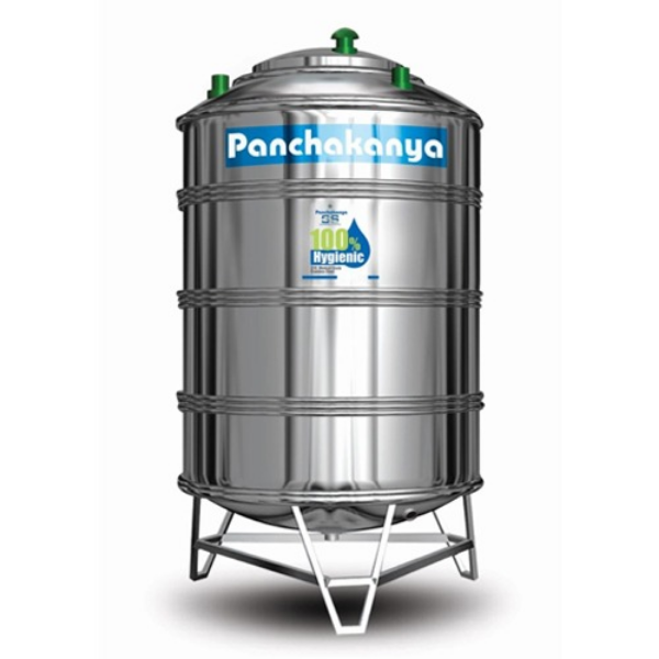 Panchakanya Stainless Steel Vertical Tank: 1000 L - Gharbanau.com